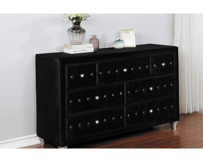 Coaster Deanna 7-Drawer Rectangular Dresser - Black