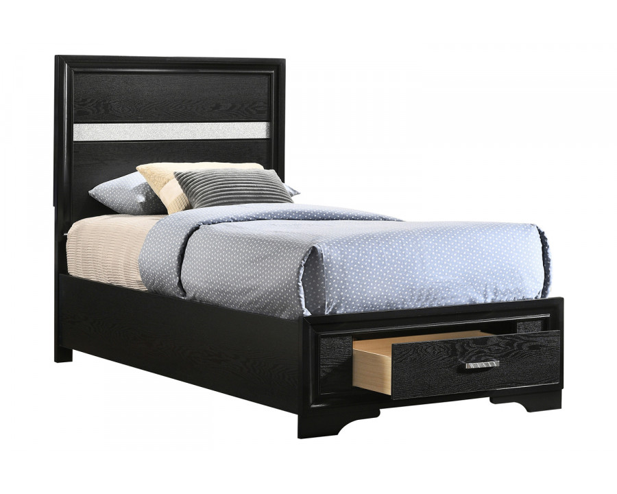 Coaster Miranda Twin Storage Bed - Black