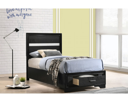 Coaster Miranda Twin Storage Bed - Black