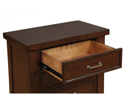 Coaster - Barstow 3-Drawer Rectangular Nightstand in Pinot Noir