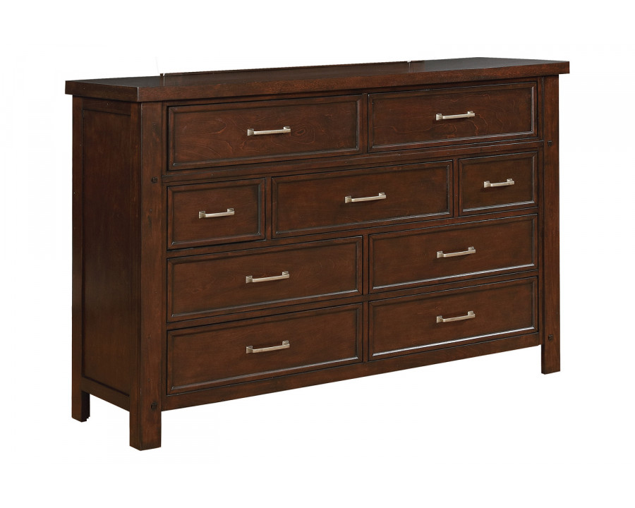 Coaster - Barstow 9-Drawer Rectangular Dresser in Pinot Noir