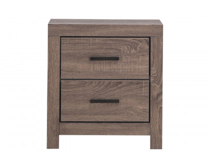 Coaster - Brantford 2-Drawer Nightstand in Barrel Oak