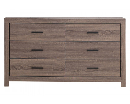 Coaster - Brantford 6-Drawer Dresser in Barrel Oak