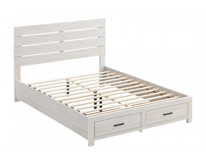 Coaster Marion Eastern King Storage Bed - Coastal White