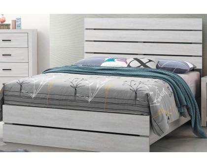 Coaster Marion Queen Panel Bed - Coastal White