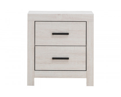 Coaster - Marion 2-Drawer Nightstand in Coastal White