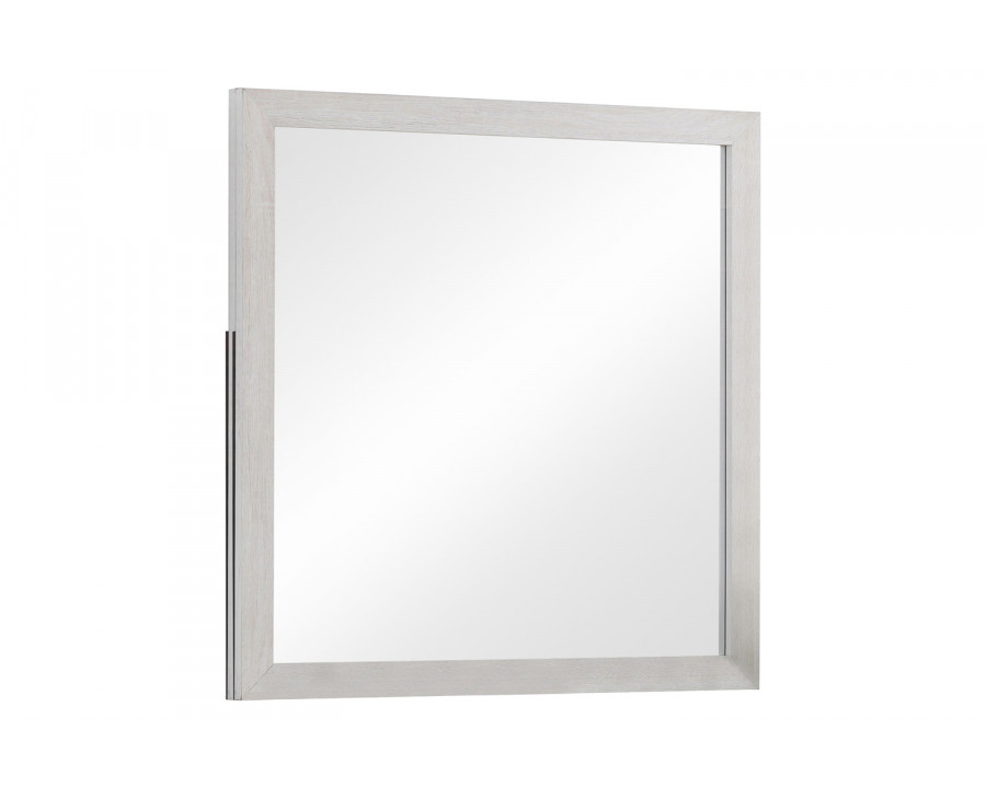 Coaster - Marion Rectangle Dresser Mirror in Coastal White