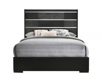 Coaster Blacktoft Queen Panel Bed - Black