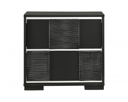 Coaster - Blacktoft 2-Drawer Nightstand in Black