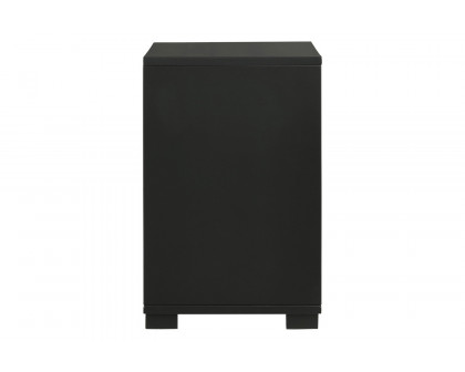 Coaster - Blacktoft 2-Drawer Nightstand in Black