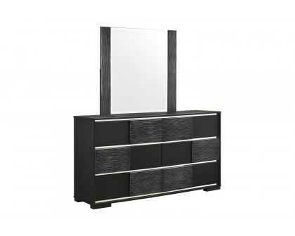 Coaster - Blacktoft Rectangle Dresser Mirror in Black