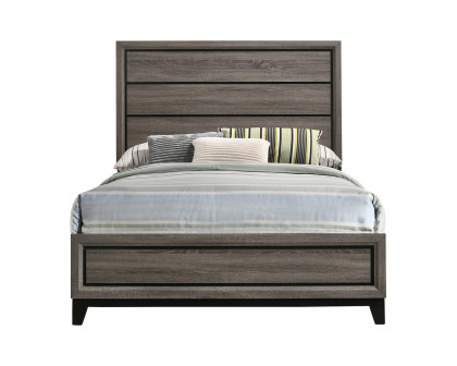 Coaster Watson Full Panel Bed - Gray Oak