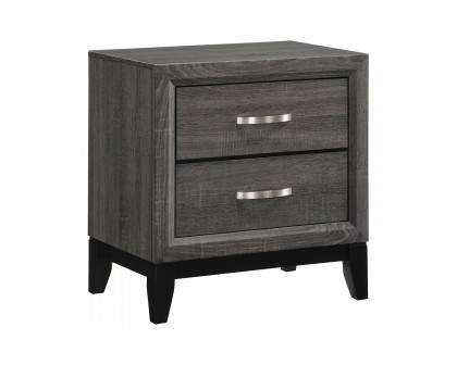 Coaster Watson Eastern King Bed - Gray Oak/Black