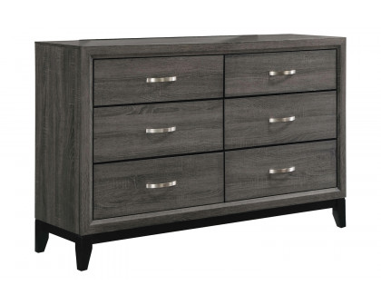 Coaster Watson Eastern King Bed - Gray Oak/Black