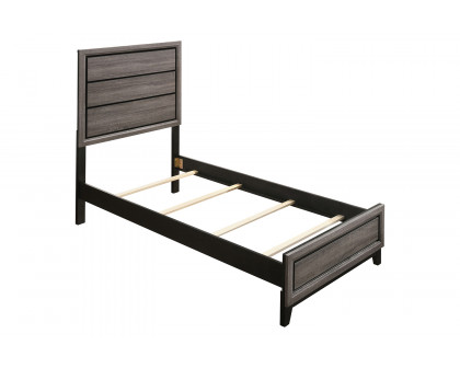 Coaster Watson Twin Panel Bed - Gray Oak