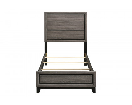 Coaster Watson Twin Panel Bed - Gray Oak