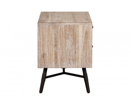 Coaster - Marlow 2-Drawer Nightstand in Rough Sawn Multi