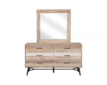 Coaster - Marlow 6-Drawer Dresser in Rough Sawn Multi