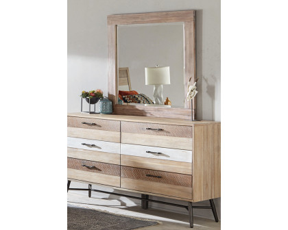 Coaster - Marlow 6-Drawer Dresser in Rough Sawn Multi