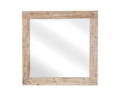 Coaster - Marlow Rectangular Mirror in Rough Sawn Multi