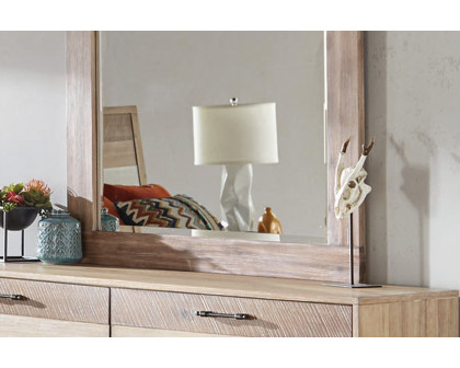 Coaster - Marlow Rectangular Mirror in Rough Sawn Multi