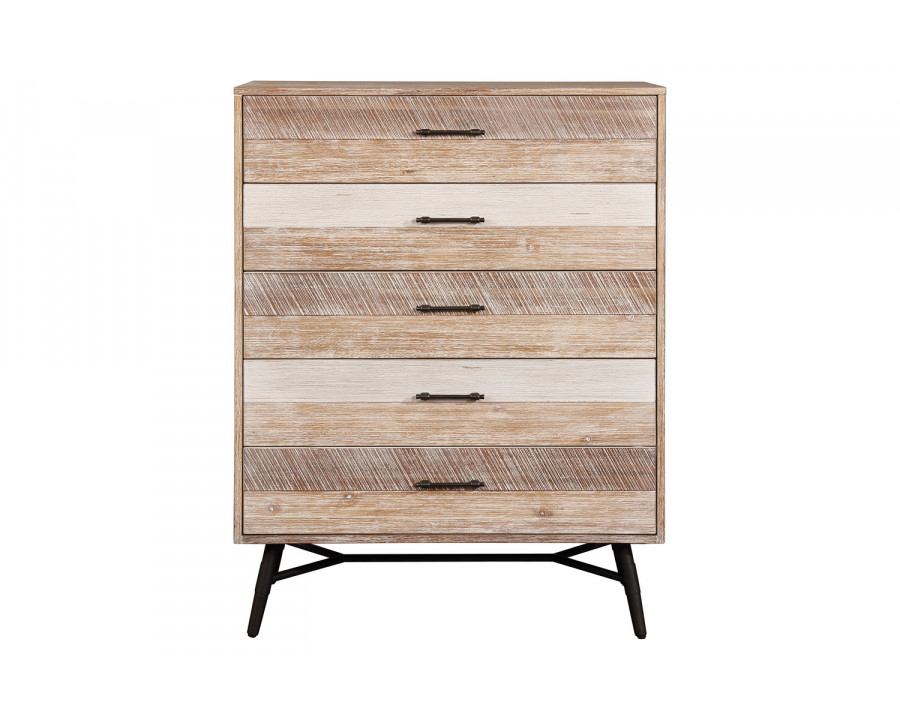 Coaster - Marlow 5-Drawer Chest in Rough Sawn Multi