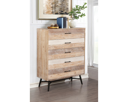 Coaster - Marlow 5-Drawer Chest in Rough Sawn Multi