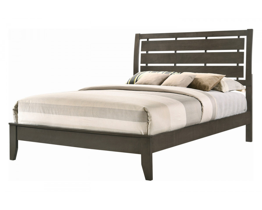 Coaster Serenity Full Panel Bed - Mod Gray