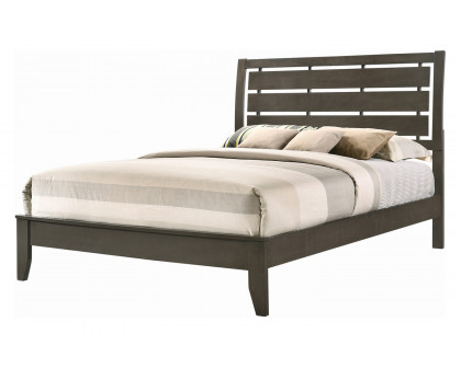 Coaster Serenity Full Panel Bed - Mod Gray