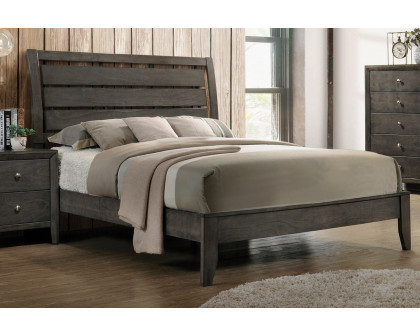 Coaster Serenity Full Panel Bed - Mod Gray