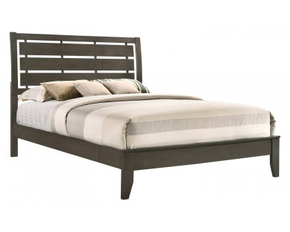 Coaster Serenity Queen Panel Bed - Mod Gray