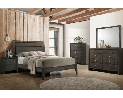 Coaster Serenity Queen Panel Bed - Mod Gray