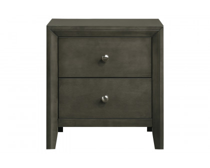 Coaster - Serenity 2-Drawer Nightstand in Mod Gray