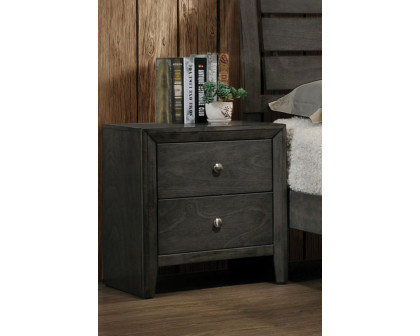 Coaster - Serenity 2-Drawer Nightstand in Mod Gray