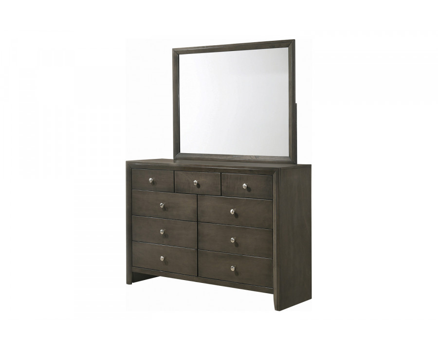 Coaster - Serenity 9-Drawer Dresser in Mod Gray