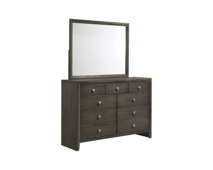 Coaster - Serenity Rectangular Dresser Mirror in Mod Gray