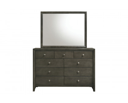 Coaster - Serenity Rectangular Dresser Mirror in Mod Gray