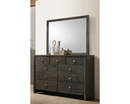 Coaster - Serenity Rectangular Dresser Mirror in Mod Gray