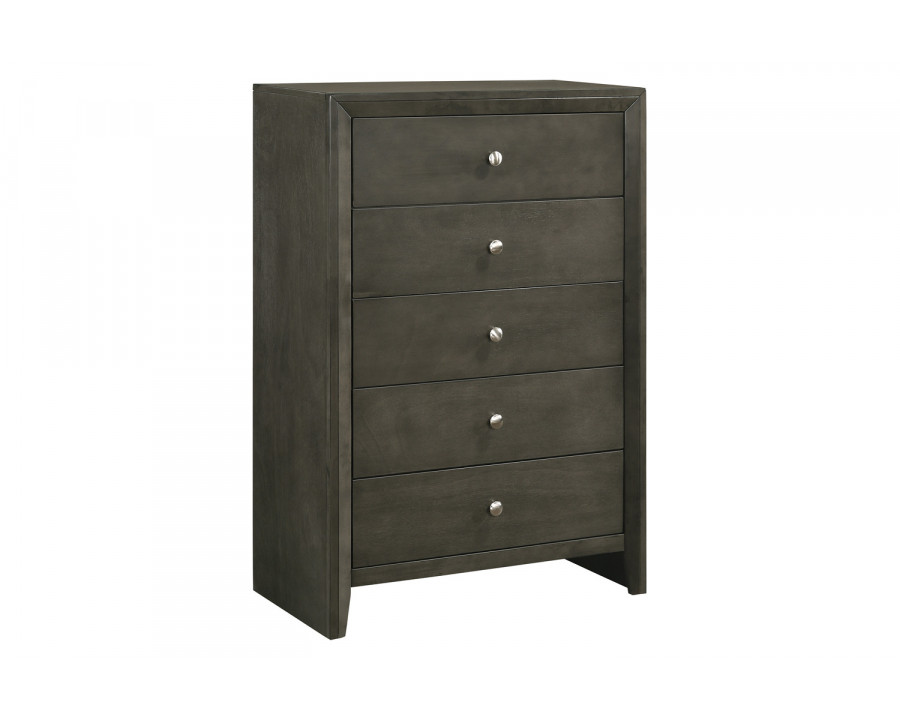 Coaster - Serenity 5-Drawer Chest in Mod Gray