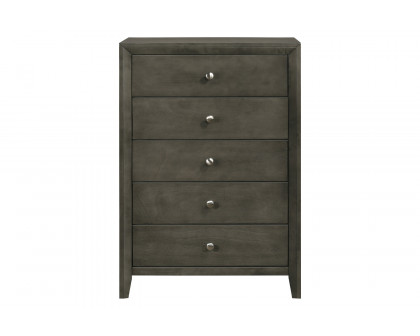 Coaster - Serenity 5-Drawer Chest in Mod Gray