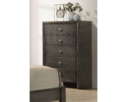 Coaster - Serenity 5-Drawer Chest in Mod Gray