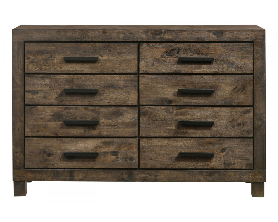 Coaster - Woodmont 8-Drawer Dresser in Rustic Golden Brown