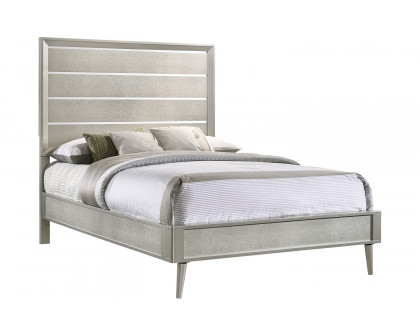 Coaster Ramon Full Panel Bed - Metallic Sterling