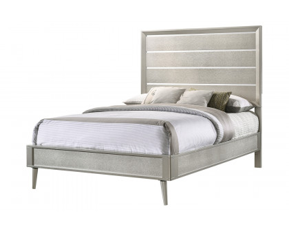 Coaster Ramon Full Panel Bed - Metallic Sterling