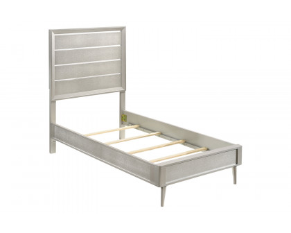 Coaster Ramon Twin Panel Bed - Metallic Sterling