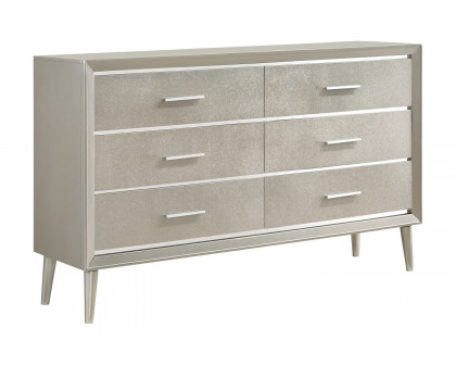 Coaster - Ramon 6-Drawer Dresser in Metallic Sterling