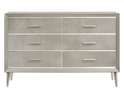 Coaster - Ramon 6-Drawer Dresser in Metallic Sterling