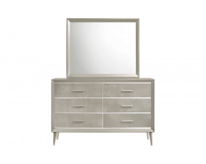 Coaster - Ramon Dresser Mirror in Metallic Sterling