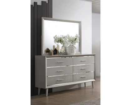 Coaster - Ramon Dresser Mirror in Metallic Sterling