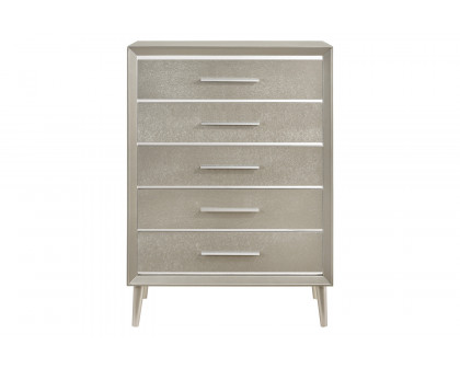 Coaster - Ramon 5-Drawer Chest in Metallic Sterling